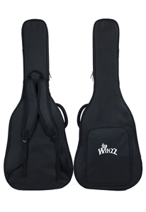 600D ऑक्सफोर्ड क्लॉथ 41 इंच ध्वनिक गिटार बैग काला रंग (BGW6010)